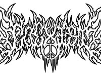 Death metal COEXIST decal