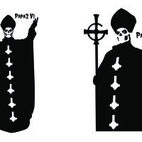 Papa Emeritus II – Ghost–Inspired Vinyl Decal