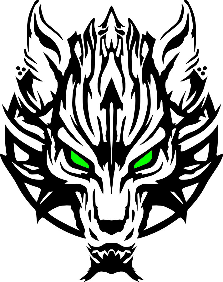 Fenrir Sigil Wolf Vinyl Decal