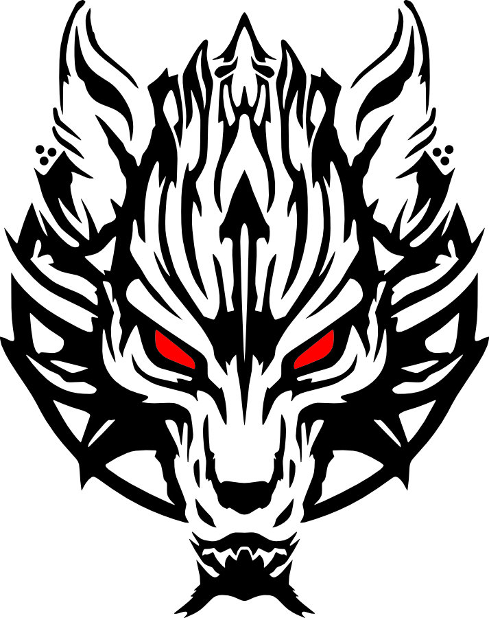 Fenrir Sigil Wolf Vinyl Decal