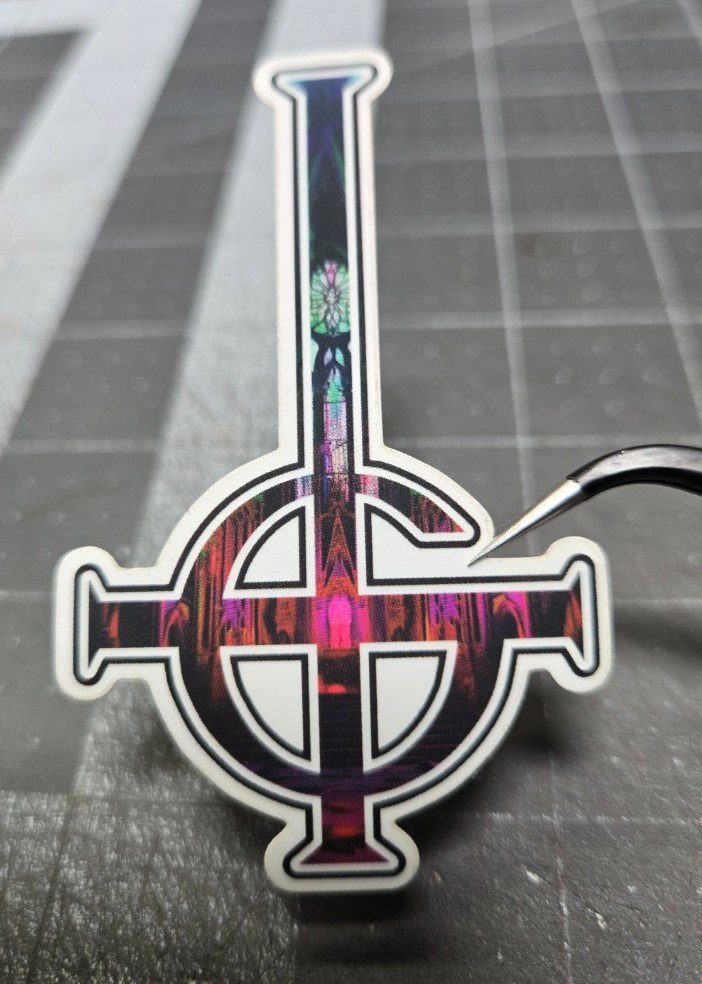 Ghost Sigil Cathedral Die-Cut Sticker