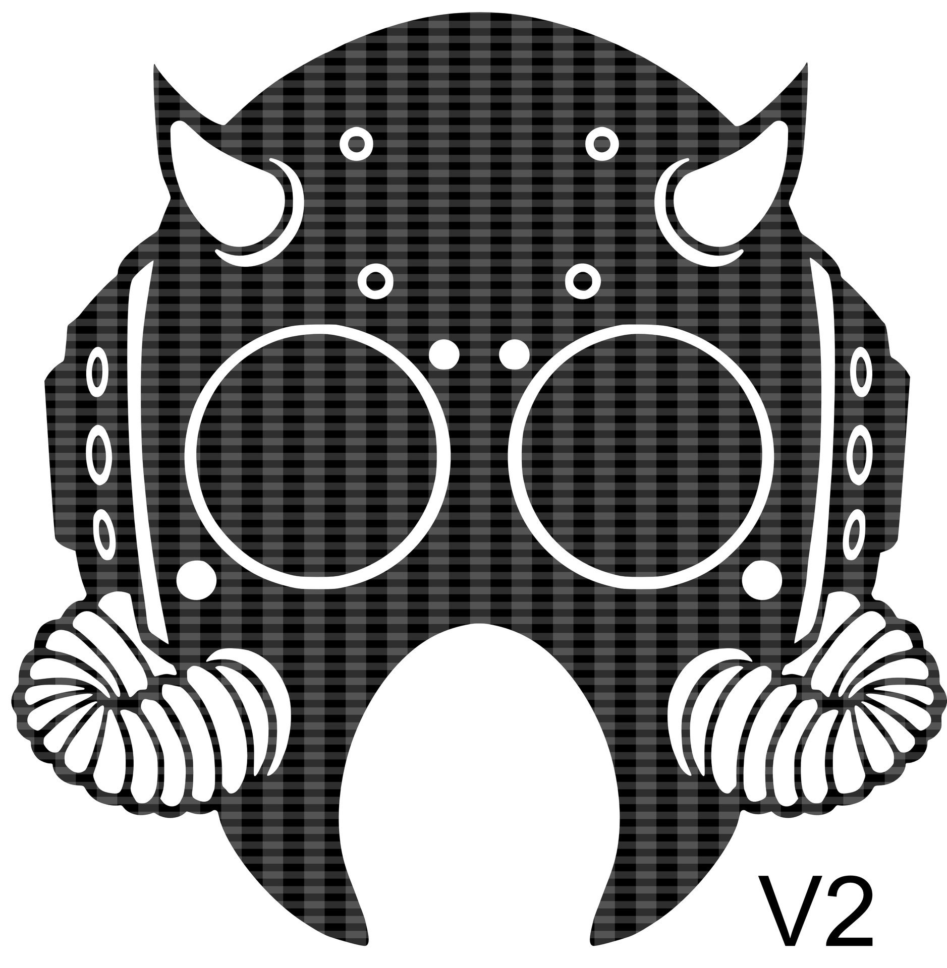 Nameless Ghoul Mask Inspired Vinyl Decal