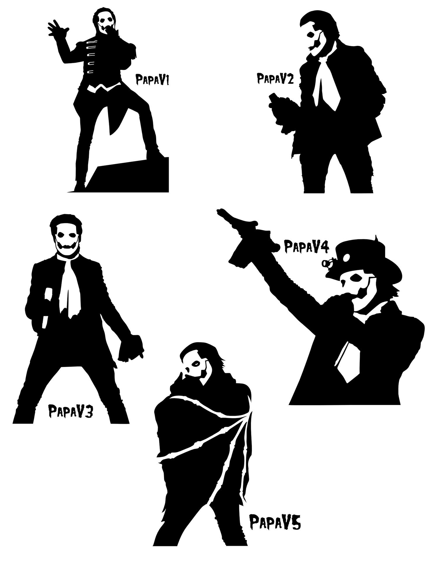 Papa IV “Re-Imperatour” Inspired Vinyl Decals