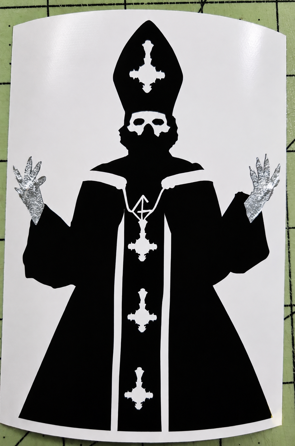 Papa Perpetua-Ghost-Inspired Vinyl Decal