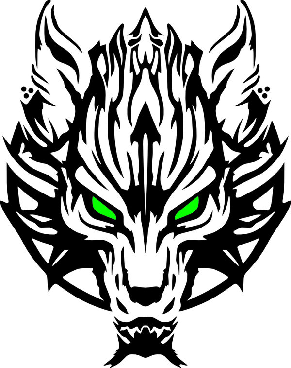 Fenrir Sigil Wolf Vinyl Decal