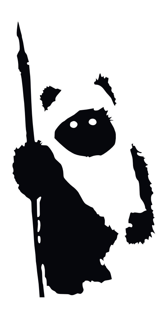 Ewok Silhouette Vinyl Decal