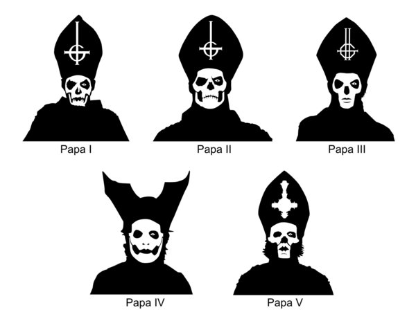 Papa Emeritus Legacy Vinyl Decals
